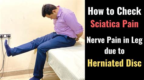 test for sciatic nerve pain